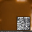 Pattern 105 Vintage Gothic tin ceiling tile — Transparent Copper finish