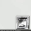 Pattern 106 Eccentric Mirror tin ceiling tile — Antique White finish