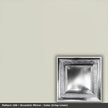 Pattern 106 Eccentric Mirror tin ceiling tile — Crisp Linen finish