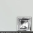 Pattern 106 Eccentric Mirror tin ceiling tile — Matte White finish