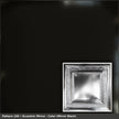 Pattern 106 Eccentric Mirror tin ceiling tile — Mirror Black finish