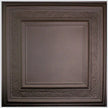 Pattern 106 Eccentric Mirror tin ceiling tile — Oil-Rubbed Bronze finish