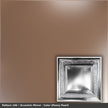 Pattern 106 Eccentric Mirror tin ceiling tile — Penny Pearl finish