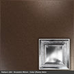 Pattern 106 Eccentric Mirror tin ceiling tile — Penny Vein finish