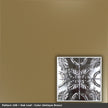 Pattern 108 Oak Leaf tin ceiling tile — Antique Brass finish