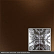 Pattern 108 Oak Leaf tin ceiling tile — Copper Vein finish