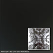 Pattern 108 Oak Leaf tin ceiling tile — Matte Black finish