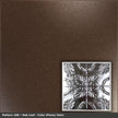 Pattern 108 Oak Leaf tin ceiling tile — Penny Vein finish