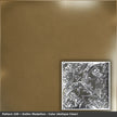 Pattern 109 Gothic Medallion tin ceiling tile — Antique Clear finish