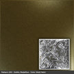 Pattern 109 Gothic Medallion tin ceiling tile — Gold Vein finish