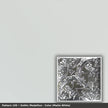 Pattern 109 Gothic Medallion tin ceiling tile — Matte White finish