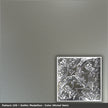 Pattern 109 Gothic Medallion tin ceiling tile — Nickel Vein finish