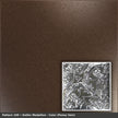 Pattern 109 Gothic Medallion tin ceiling tile — Penny Vein finish