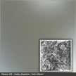 Pattern 109 Gothic Medallion tin ceiling tile — Silver finish