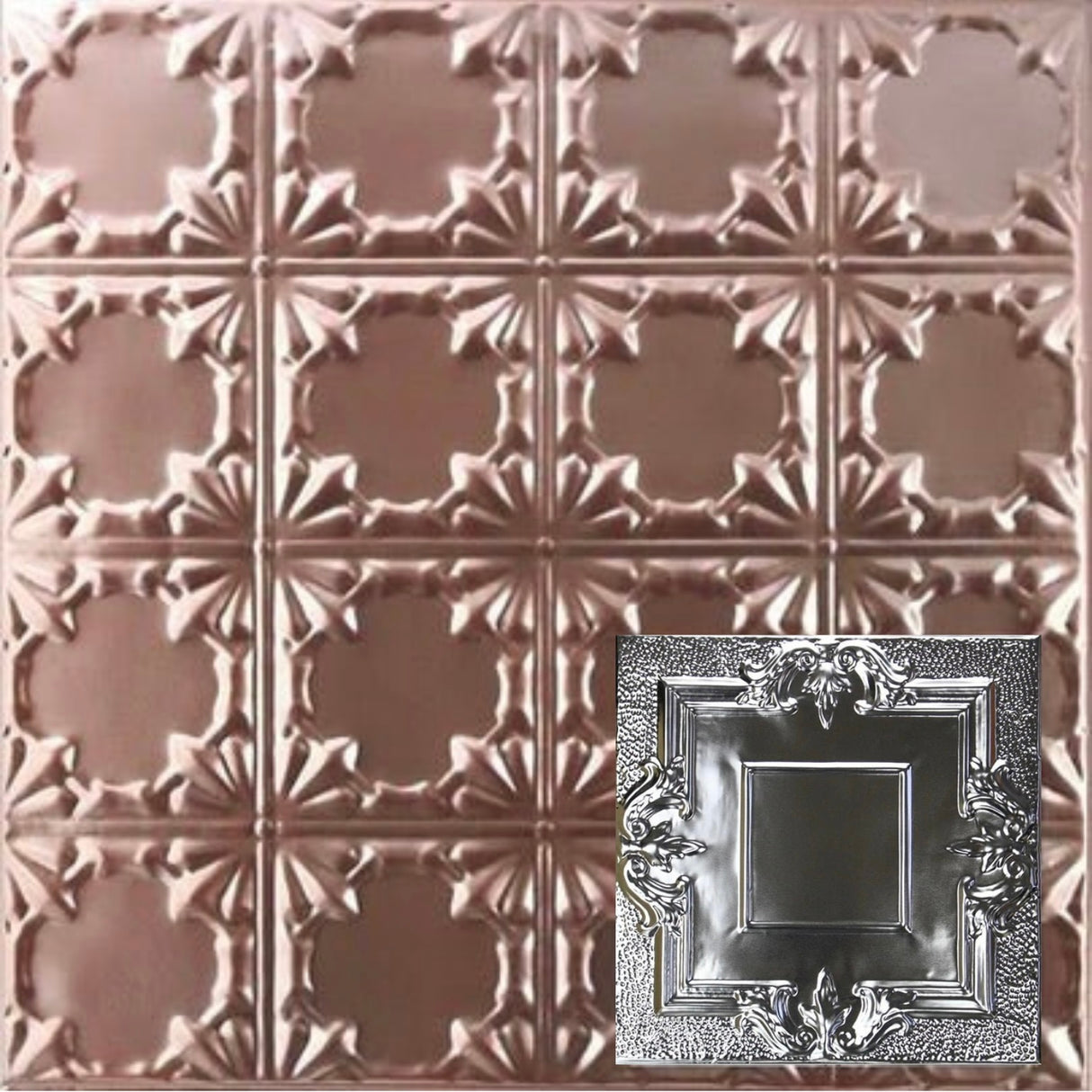 Tin Ceiling Tiles | Pattern 110 | Victorian Mirror