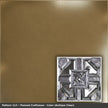 Pattern 113 Penned Craftsman tin ceiling tile — Antique Clear finish