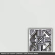 Pattern 113 Penned Craftsman tin ceiling tile — Antique White finish