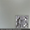 Pattern 113 Penned Craftsman tin ceiling tile — Arctic Shimmer finish