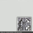 Pattern 113 Penned Craftsman tin ceiling tile — Gloss White finish