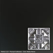 Pattern 113 Penned Craftsman tin ceiling tile — Matte Black finish