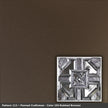 Pattern 113 Penned Craftsman tin ceiling tile — Oil-Rubbed Bronze finish