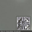 Pattern 113 Penned Craftsman tin ceiling tile — Steel Vein finish
