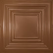 Pattern 115 Framed Gallery tin ceiling tile — Classic Copper finish