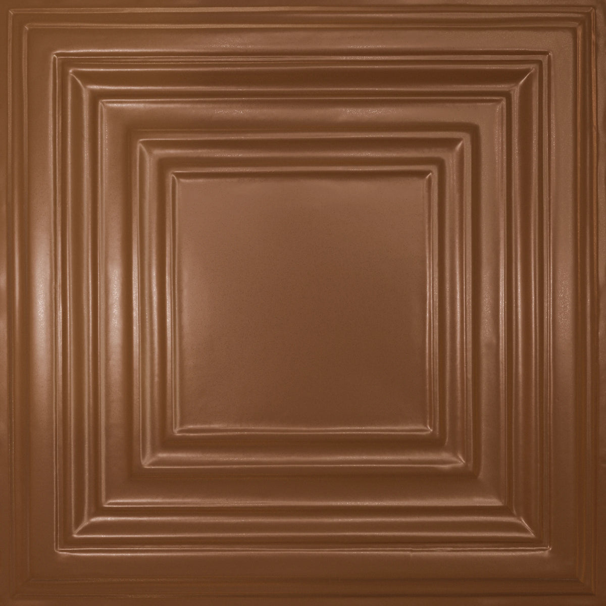 Pattern 115 Framed Gallery tin ceiling tile — Classic Copper finish