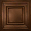 Pattern 115 Framed Gallery tin ceiling tile — Copper Vein finish
