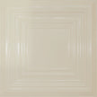 Pattern 115 Framed Gallery tin ceiling tile — Crisp Linen finish