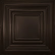 Pattern 115 Framed Gallery tin ceiling tile — Maple Bronze finish