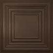 Pattern 115 Framed Gallery tin ceiling tile — Oil-Rubbed Bronze finish