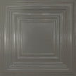 Pattern 115 Framed Gallery tin ceiling tile — Steel Vein finish