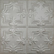 Pattern 116 Traditional Period tin ceiling tile — Arctic Shimmer finish
