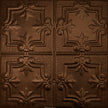 Pattern 116 Traditional Period tin ceiling tile — Copper Vein finish
