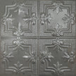 Pattern 116 Traditional Period tin ceiling tile — Gun Metal Grey finish