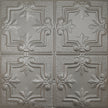 Pattern 116 Traditional Period tin ceiling tile — Nickel Vein finish