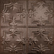 Pattern 116 Traditional Period tin ceiling tile — Penny Vein finish