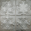 Pattern 116 Traditional Period tin ceiling tile — Silver finish