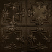Pattern 116 Traditional Period tin ceiling tile — Umber Bronze finish