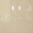 Pattern 118 Classic Four Diamond tin ceiling tile — Almond finish