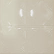 Pattern 118 Classic Four Diamond tin ceiling tile — Cream finish