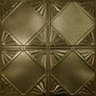 Pattern 118 Classic Four Diamond tin ceiling tile — Gold Vein finish
