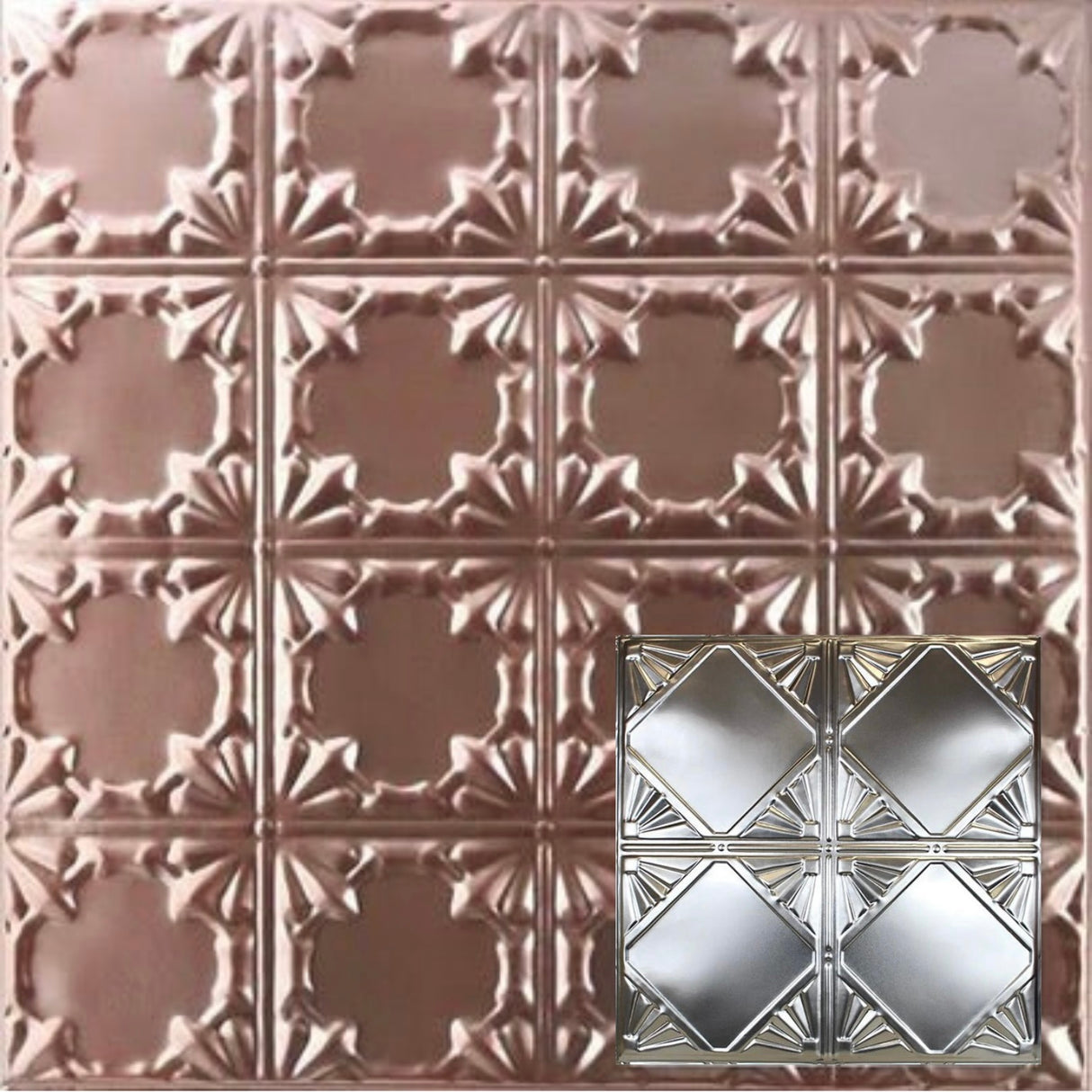 Tin Ceiling Tiles | Pattern 118 | Classic Four Diamond