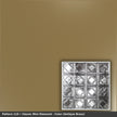 Pattern 119 Classic Mini Diamond tin ceiling tile — Antique Brass finish