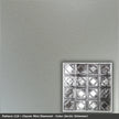 Pattern 119 Classic Mini Diamond tin ceiling tile — Arctic Shimmer finish