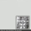 Pattern 119 Classic Mini Diamond tin ceiling tile — Gloss White finish