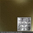 Pattern 119 Classic Mini Diamond tin ceiling tile — Gold Vein finish