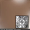 Pattern 119 Classic Mini Diamond tin ceiling tile — Penny Pearl finish