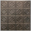 Pattern 119 Classic Mini Diamond tin ceiling tile — Penny Vein finish